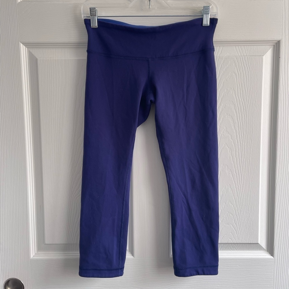 Lululemon wunder under crop legging